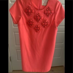 KARTA hot coral dress